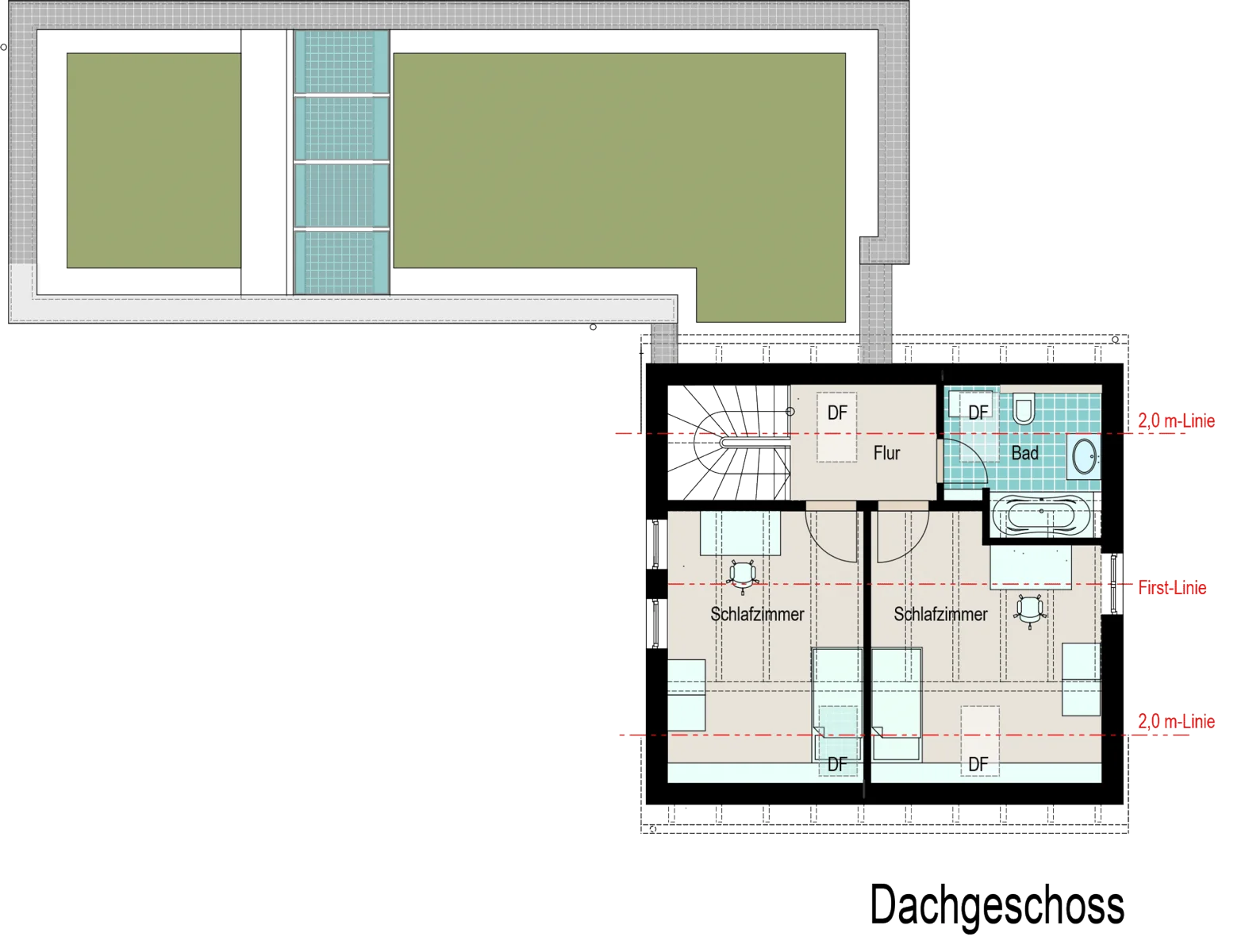 WBS5 – Grundriss Dachgeschoss