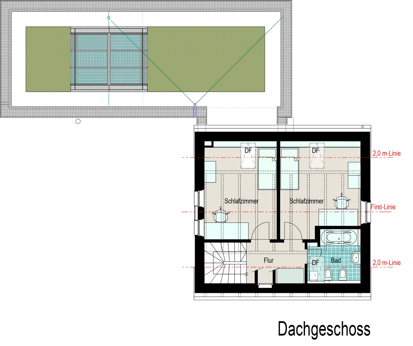 WBS9 – Grundriss Dachgeschoss